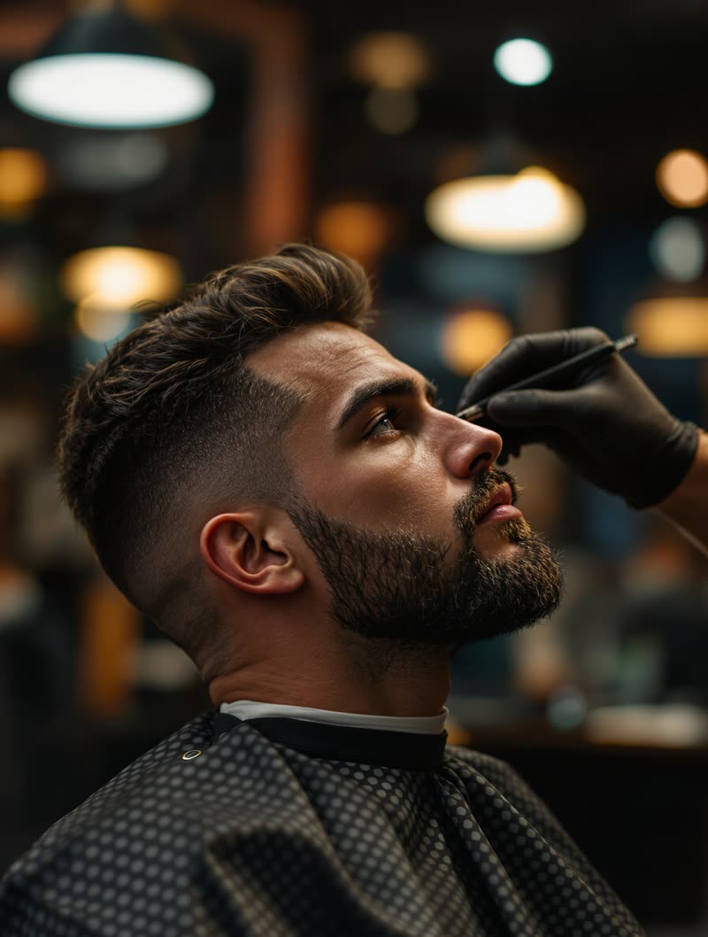 AI-generated content for a barber business