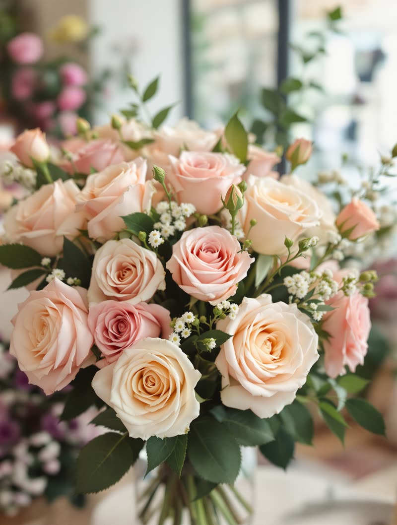 AI-generated content for a florist business