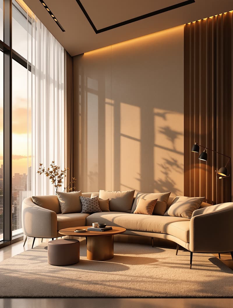 AI-generated content for a interior business